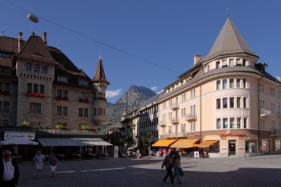 The main square in Brig